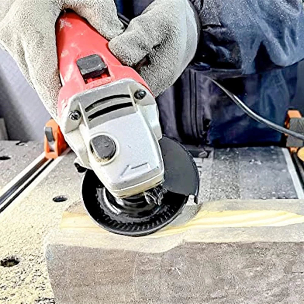 1PC Wood Carving Disc Grinder Wheel Disc 4 Inch Wood Shaping Wheel Wood Grinding Shaping Disc for Angle Grinders 