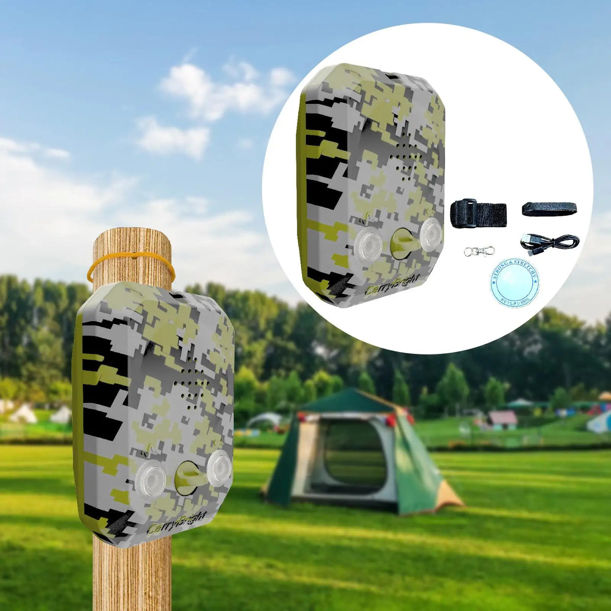 Camping Travel Alarm Wire Trigger Alarm Device Portable Trigger Wire Alarms Camping Trigger Wire Alarm Device | Security Alert