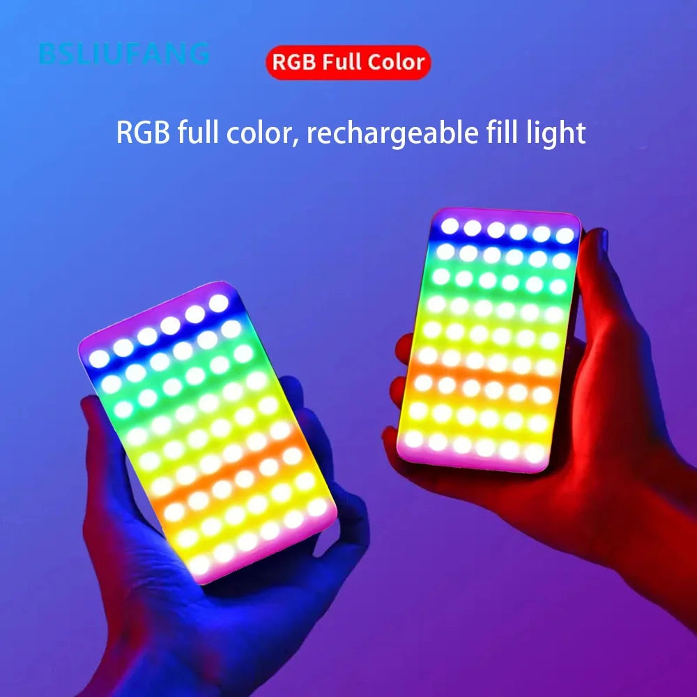 Rechargeable RGB Camera Light Panel