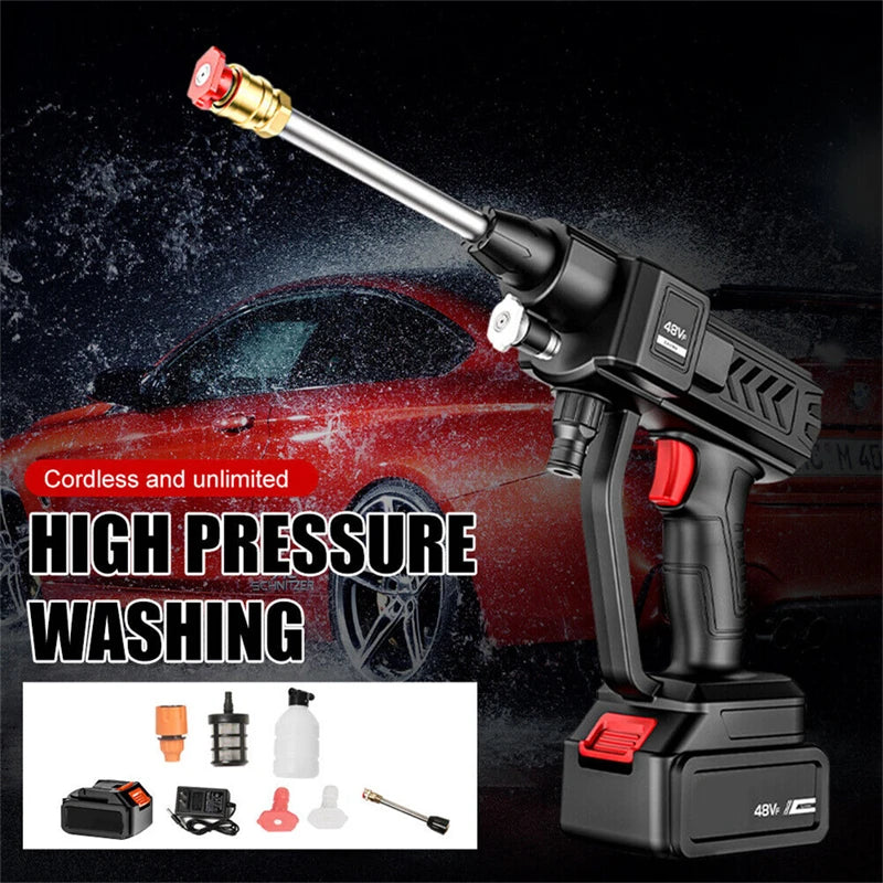 30Bar Cordless High Pressure Car Wash Gun