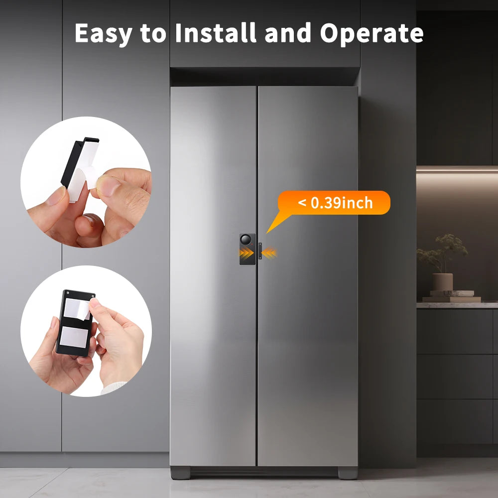 Wireless Door Contact Alarm with Remote Control