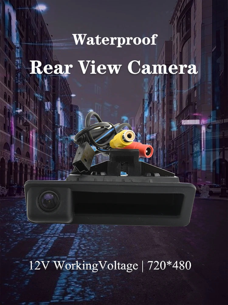 BMW Reverse Camera Backup Trunk Handle Rear View Parking Camera