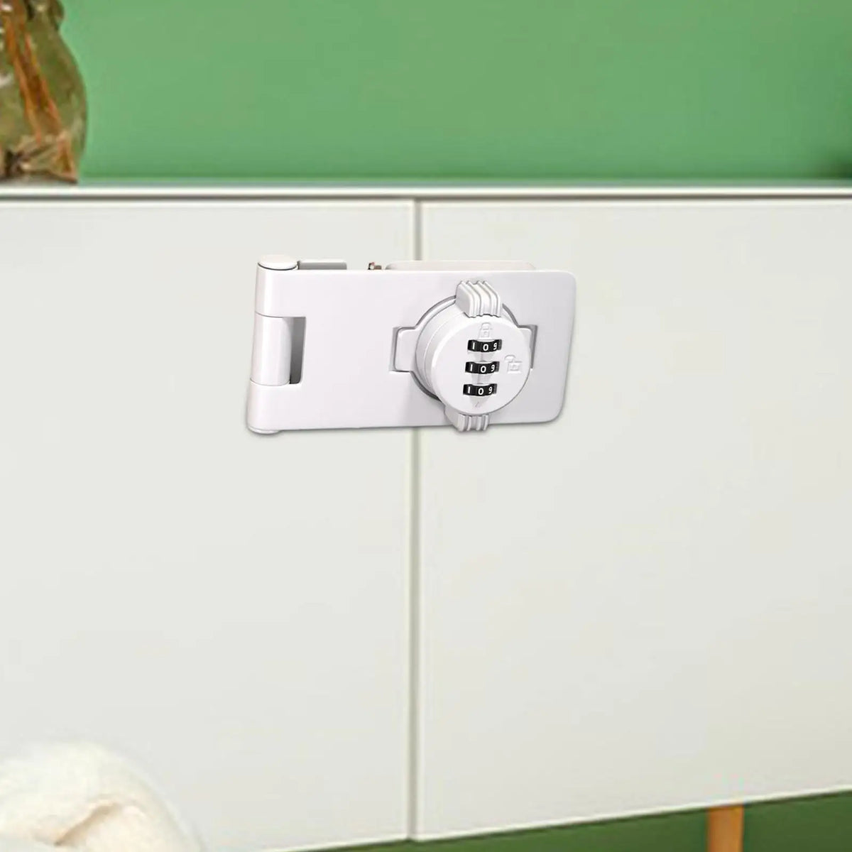 Rotating Combination Hasp Cabinet Lock
