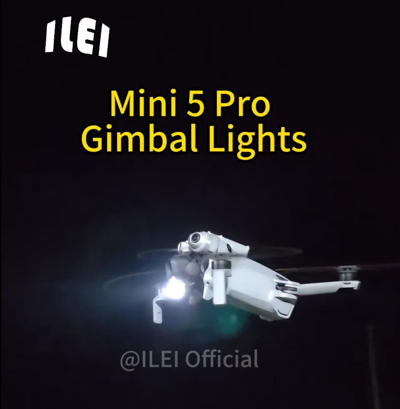 Svetlo na gimbal DJI Mini 5, 500 alebo 700 lm
