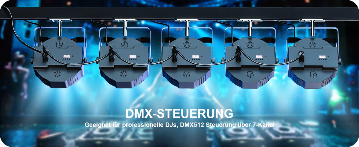 Par LED DMX RGB 2-Pack per Palco 36 LED