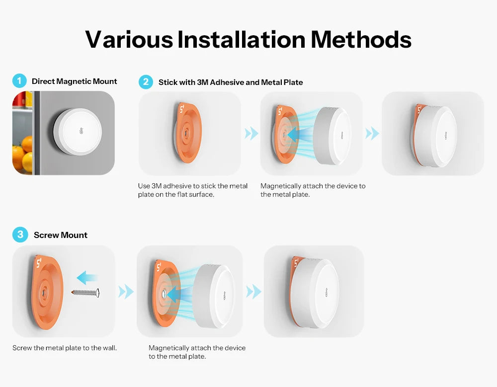 SONOFF SNZB-02M Zigbee 3.0 Temperature, Humidity, and Air Pressure Sensor, Monitors Dew Point and VPD, Compatible with Apple Home via Matter Bridge
