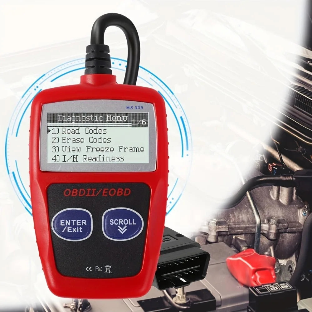 Wired OBD2 Engine Fault-Code Reader