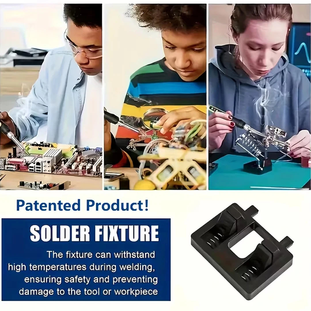Suction-Base Soldering Support Clamp