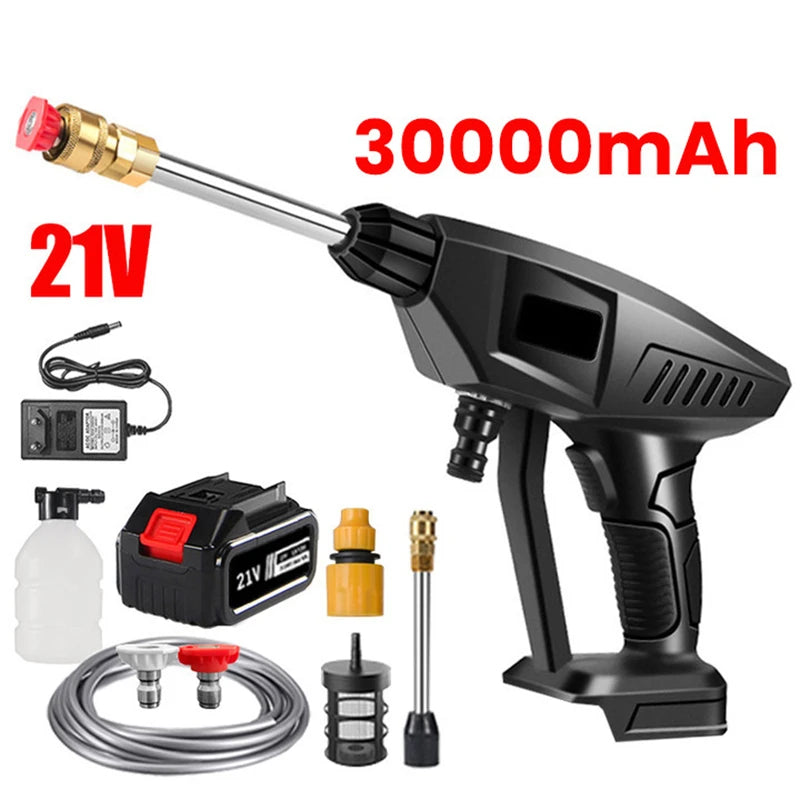 30Bar Cordless High Pressure Car Wash Gun