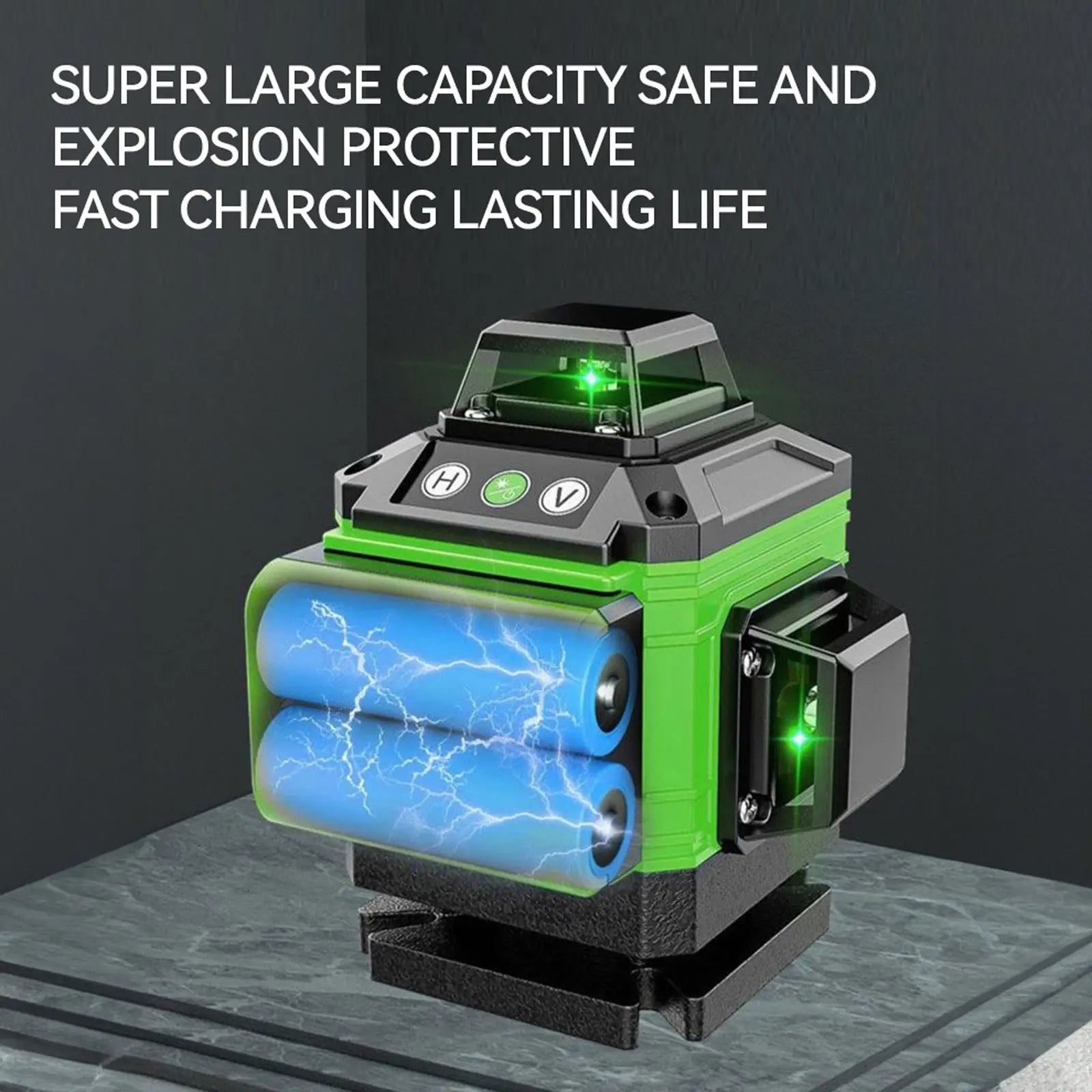 8/12/16 Lines Laser Level s automatickým vyrovnáním a stativem