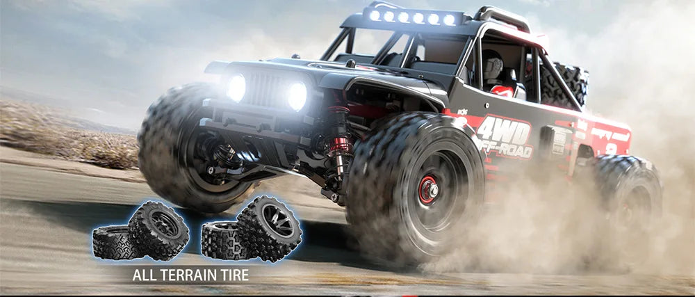 Hyper Go MJX 14210 V2.0 1/14 RC Araba 55KM/S Yüksek Hız Fırçasız 2.4G Uzaktan Kumandalı 4WD Off-road Yarış RC Kamyon Elektrikli Oyuncak