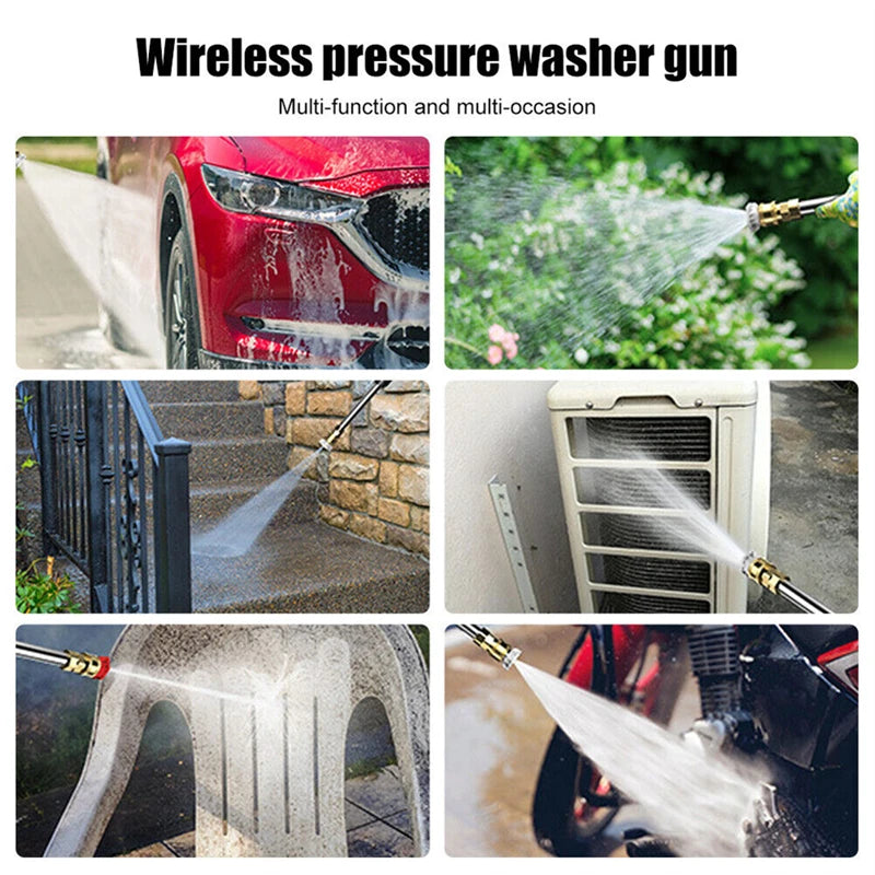 30Bar Cordless High Pressure Car Wash Gun