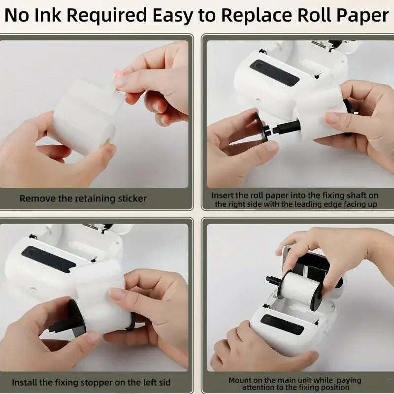 40x20MM kompatibilný Phomemo M110 M220 M200 samolepiaci farebný laser termálny papier, E210 P50 Detong P1 HPRT T20 MAKER
