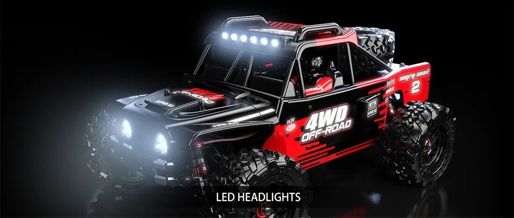 Hyper Go MJX 14210 V2.0 1/14 RC Araba 55KM/S Yüksek Hız Fırçasız 2.4G Uzaktan Kumandalı 4WD Off-road Yarış RC Kamyon Elektrikli Oyuncak