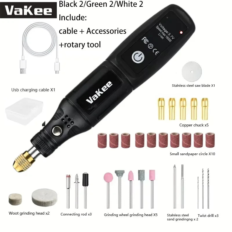 Rechargeable Mini Rotary Tool and Engraving Pen