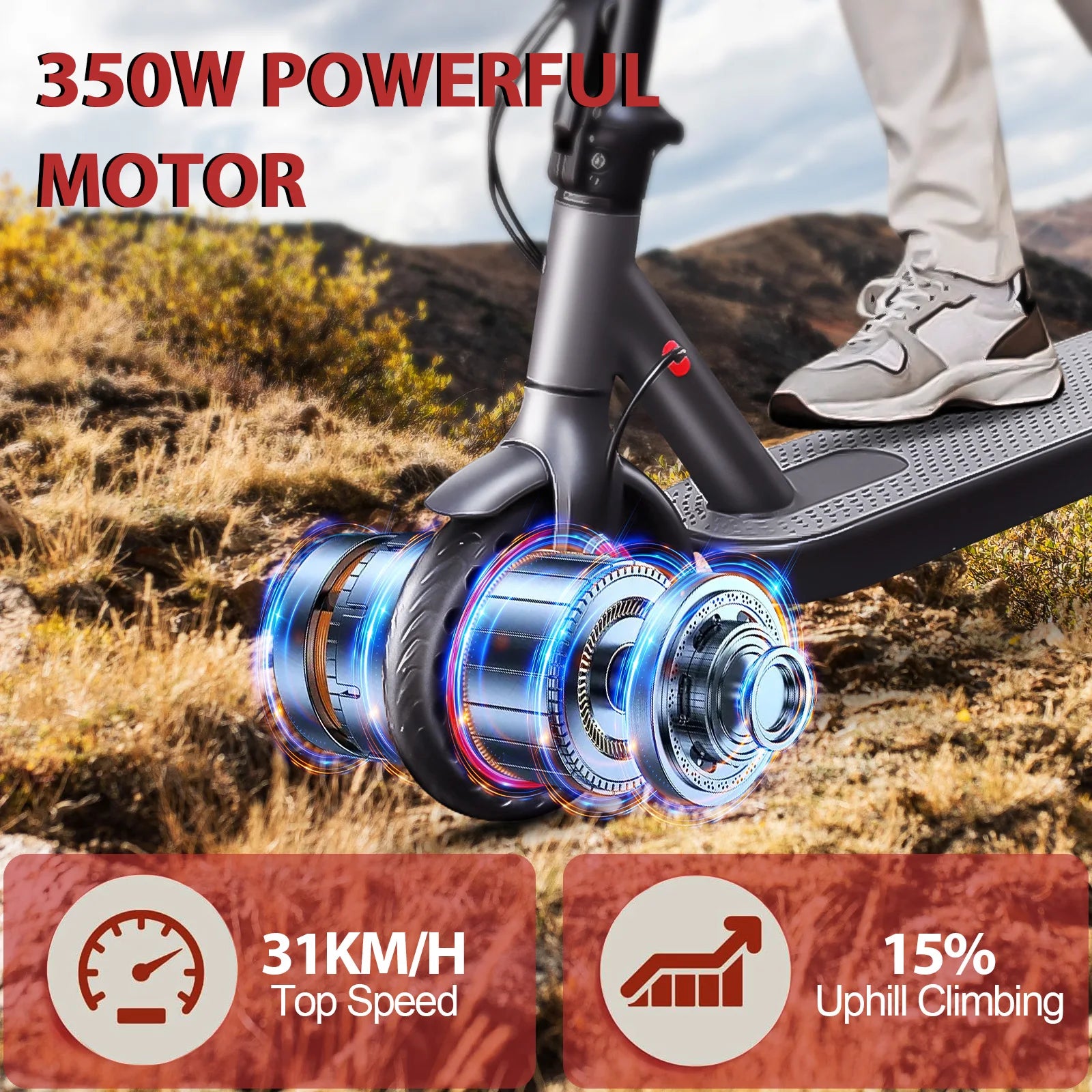 JUICEASE E1 Pro Electric Scooter 350W Folding EScooter