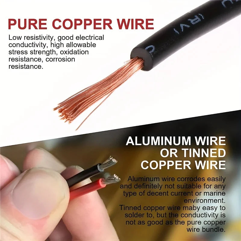 10PCS 2 Pin Way Electrical Wire Connector, 18AWG Male Female Plug Socket, Quick Disconnect Wire Connectors for Car, Truck 