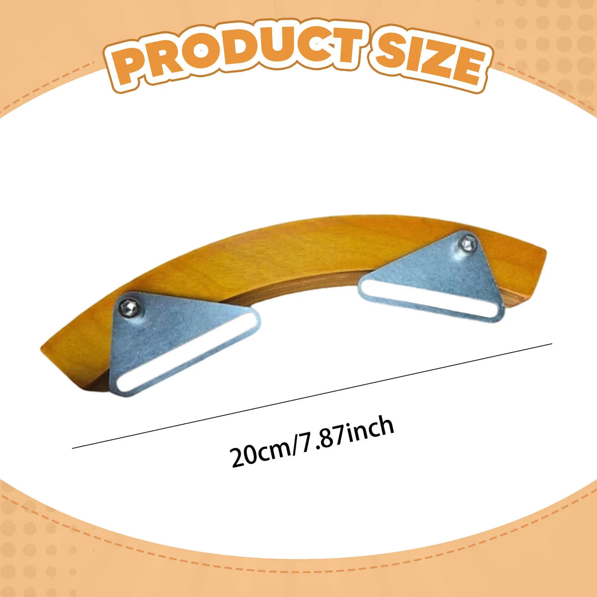 Wooden Drum-Rim Percussion Block