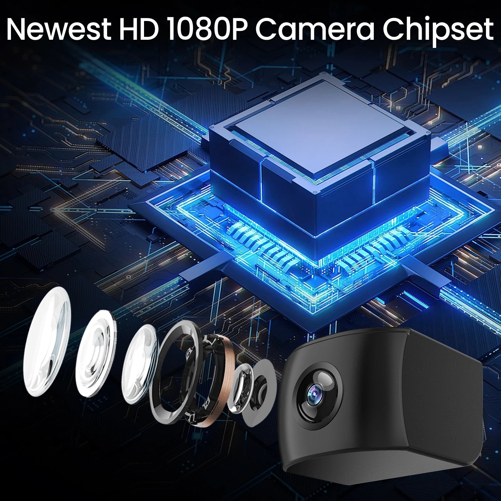 4.3inch Solar Vehicle Wireless Reverse Camera For Car RV Truck Trailer Pickup 12V-32V Car Monitor 1080P HD WIFI Rear View Camera 