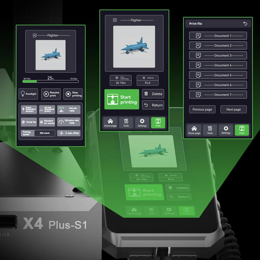 Artillery Sidewinder X4 Plus S1 Yüksek Hızlı 3D Yazıcı