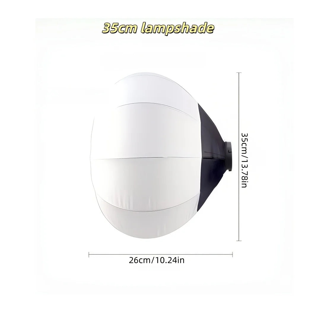 Bowens-kiinnitteinen lyhtysoftbox, 35, 55 tai 65 cm