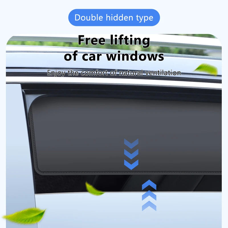 Car Window Sunshade Magnetic Side Window Curtain
