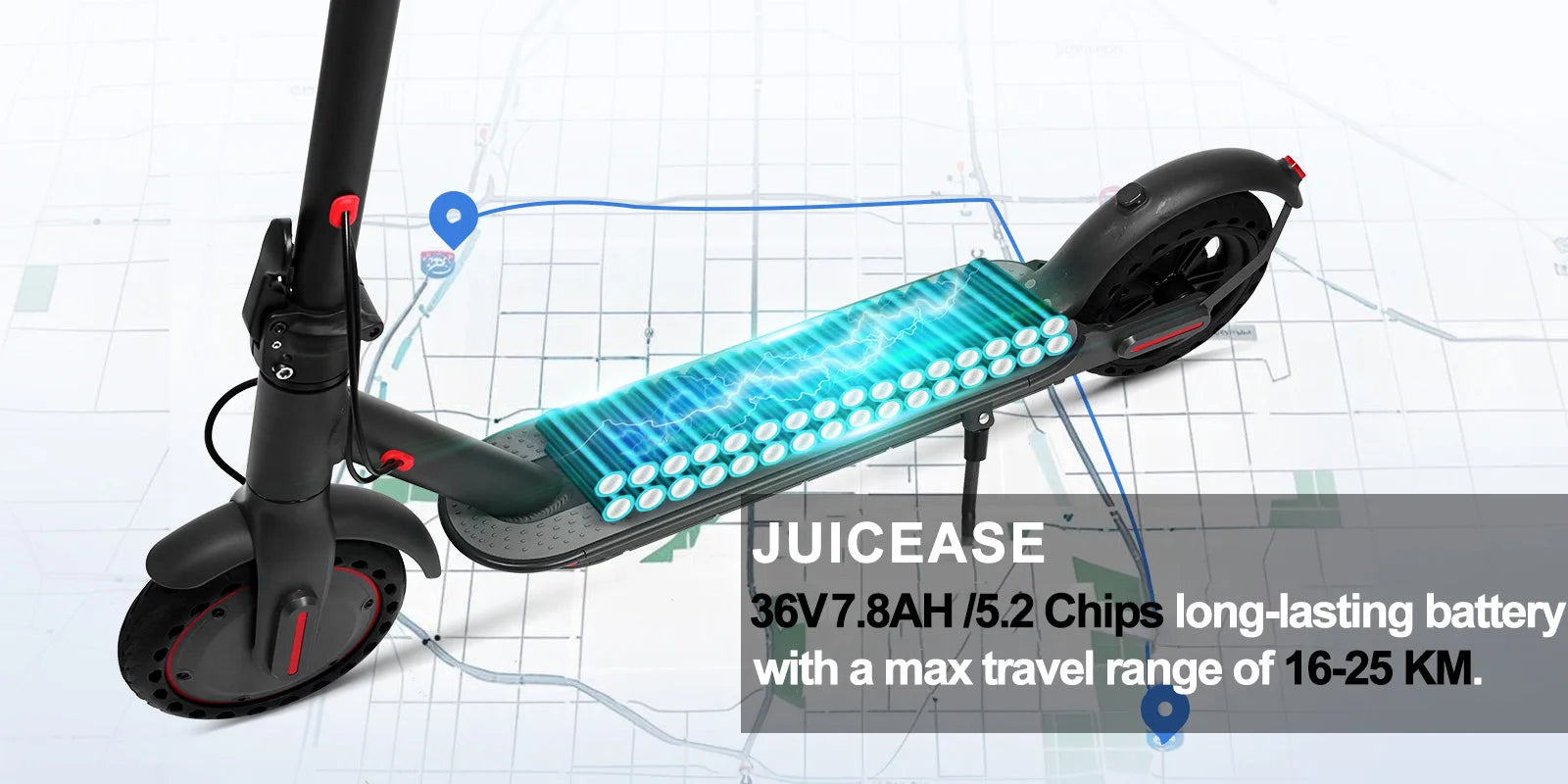 JUICEASE TX01 Electric Scooter for Adults with Smart App Control