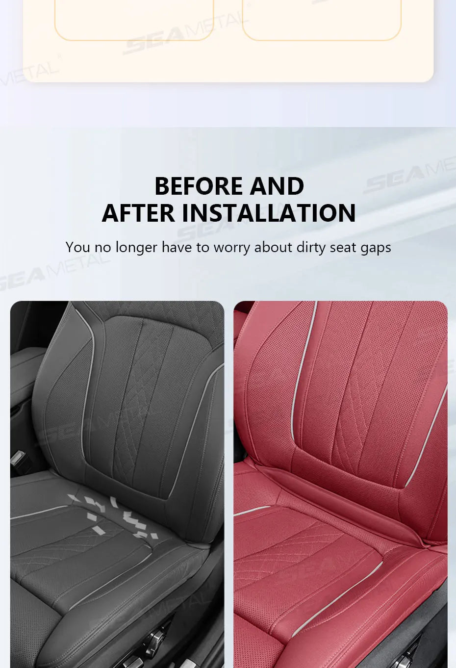 Flexible Car Seat Gap Filler PU Universal