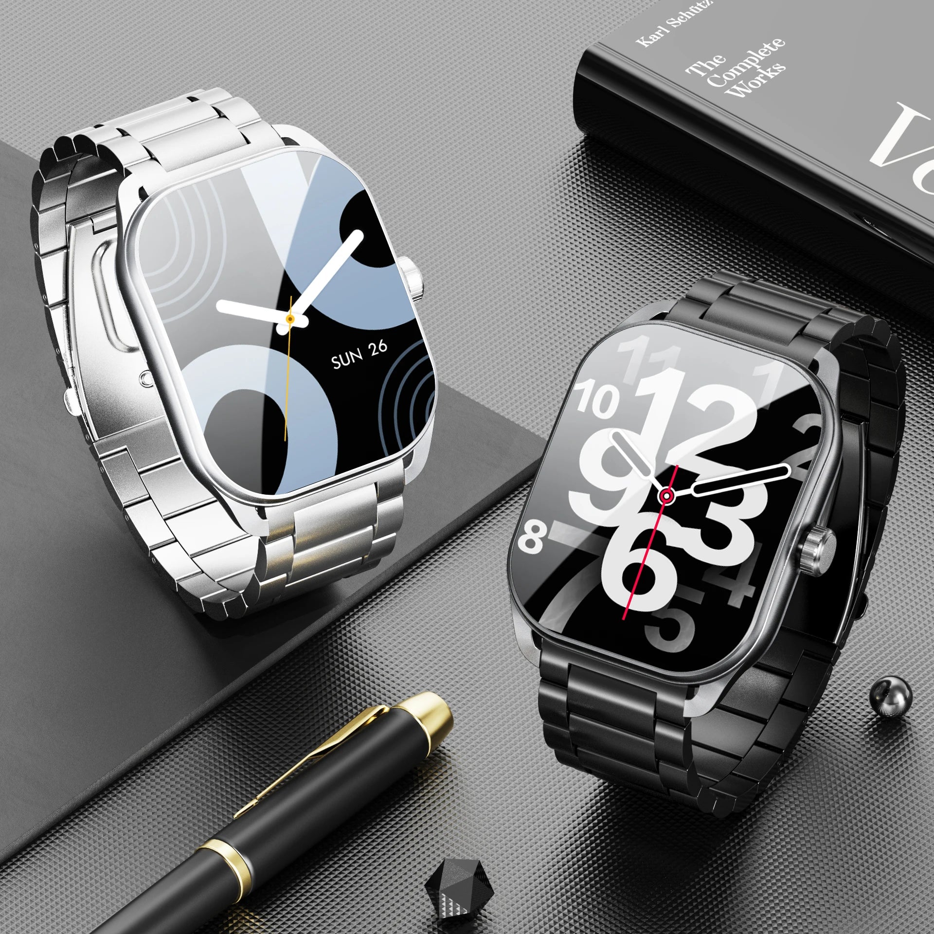 2024 Smart Watch for Men with 2.01-Inch Curved Display