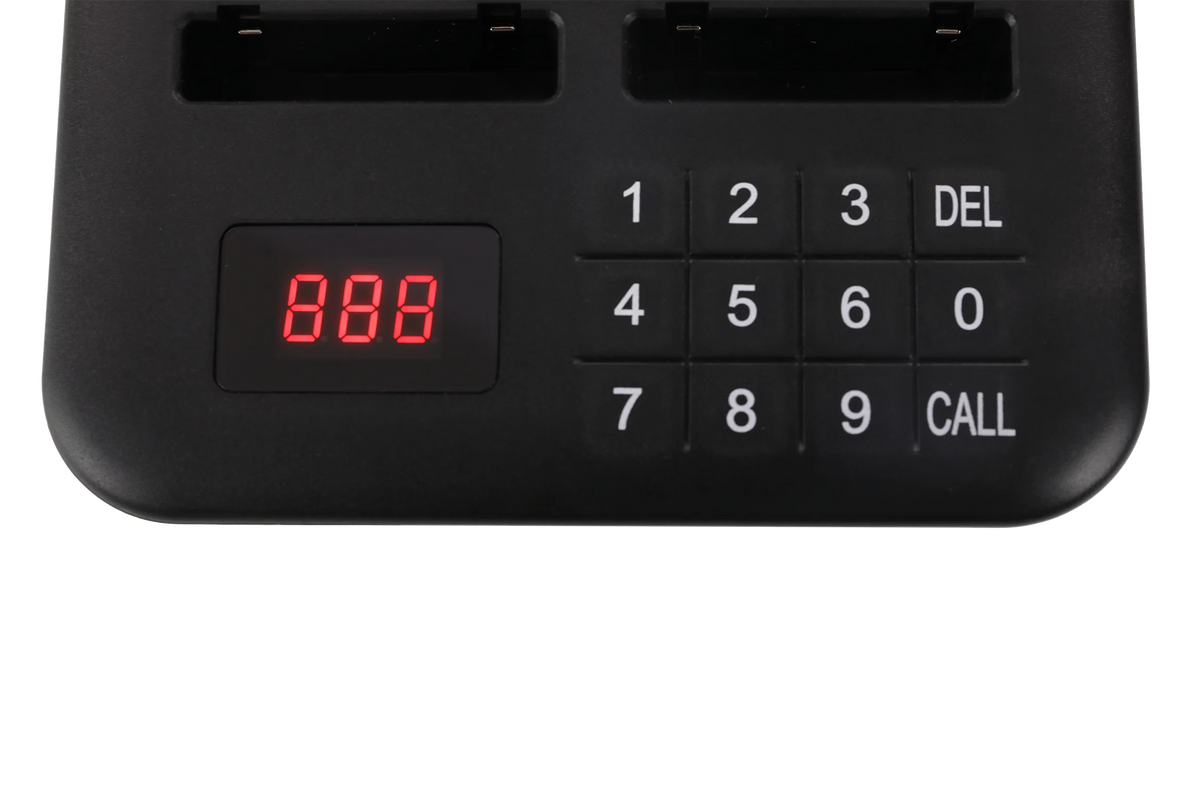Wachtrijsysteem voor restaurant en extra pager-opties
