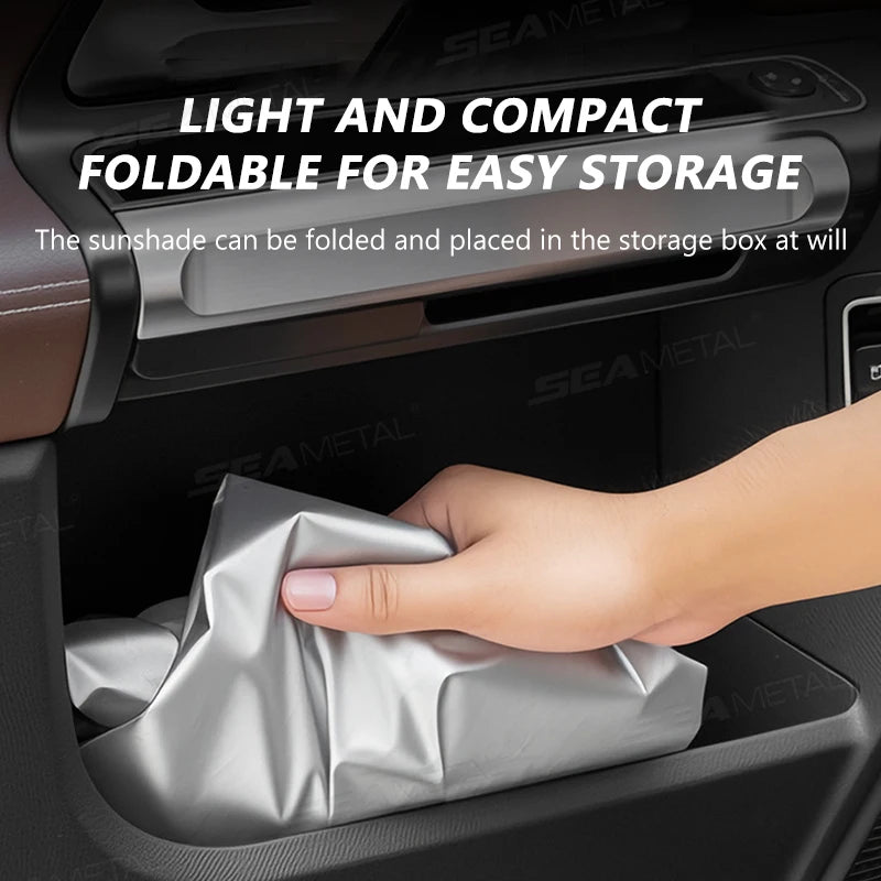 SEAMETAL Steering Wheel Sun Protection Cover Universal Steer Wheel Sun Shade Protector Heat Insulation Prevent Aging Sunshade