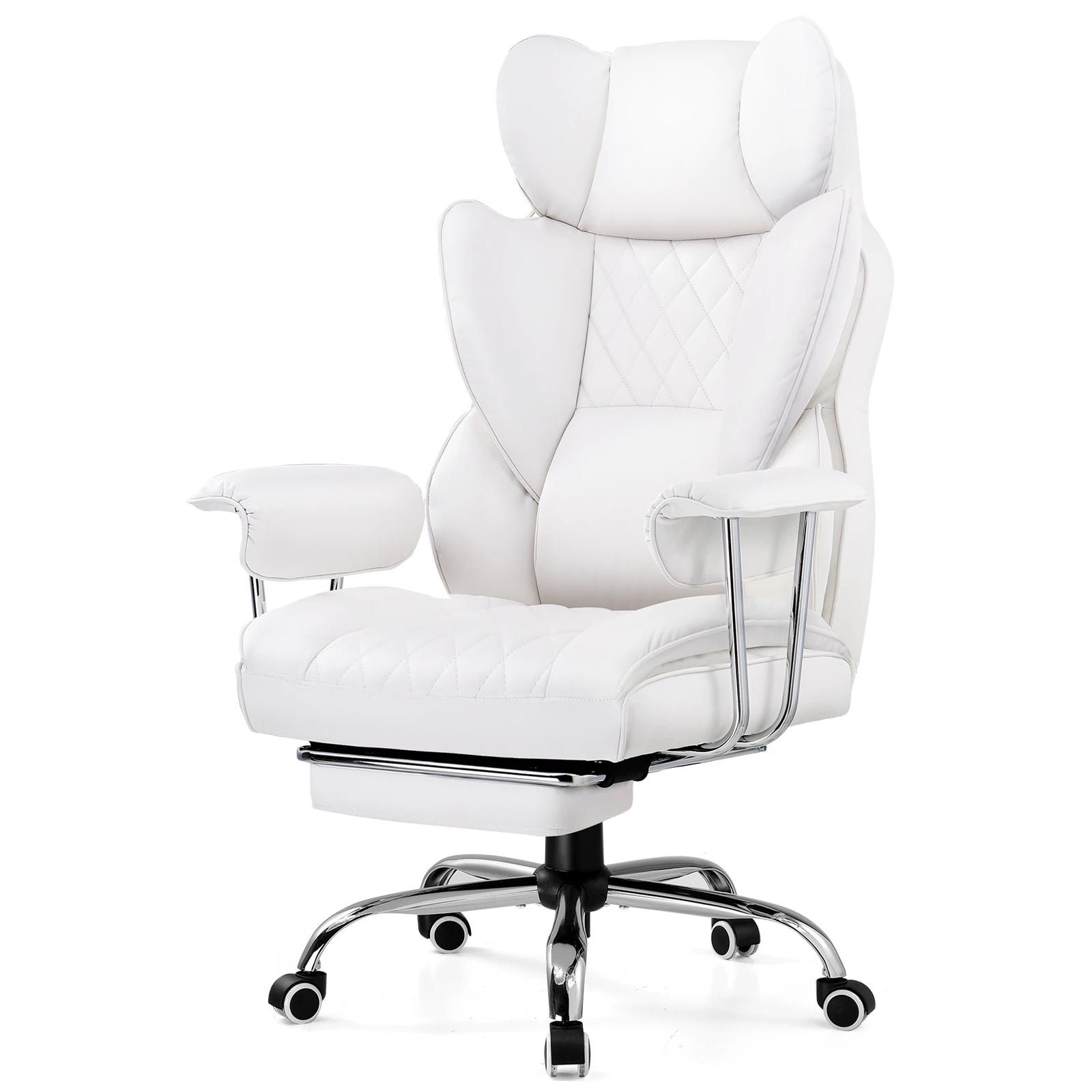 Big and Tall Ergonomic Gaming Chair with Lumbar Support & Footrest