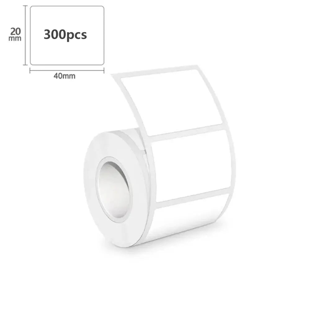 40x20MM kompatibilný Phomemo M110 M220 M200 samolepiaci farebný laser termálny papier, E210 P50 Detong P1 HPRT T20 MAKER