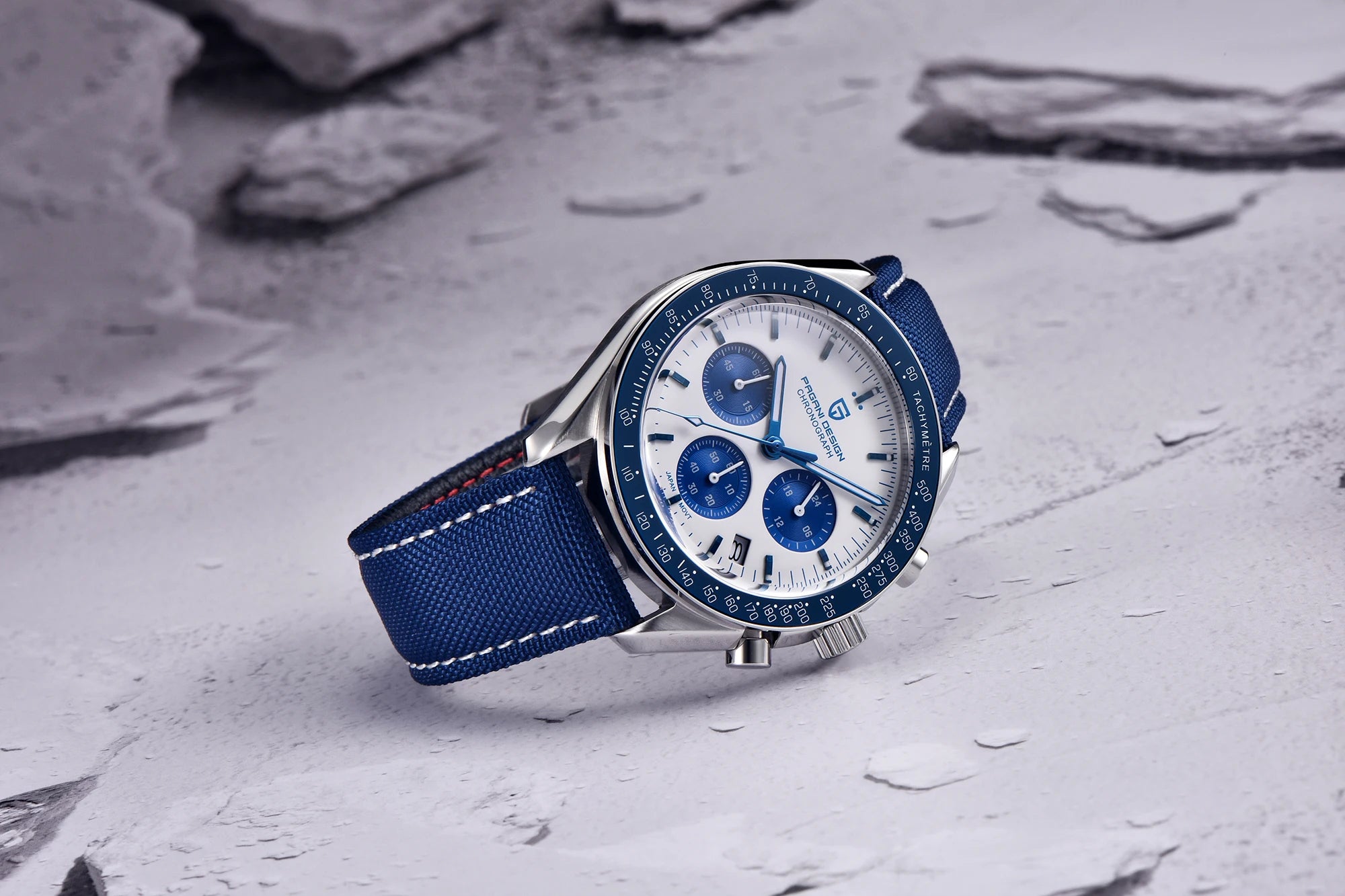Pagani Design PD-1701 Moon Chronograph Quartz Watch 100M