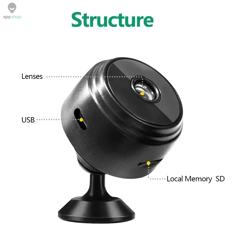 A9 HD Wifi Smart Monitor Surveillance Cameras Sensor Camcorder Web Video Home Safety Wireless Security Spy-shop.com