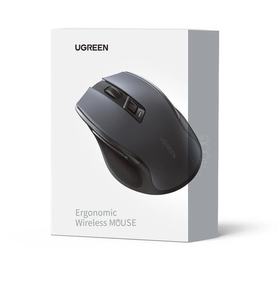 Wireless Bluetooth Mouse – Ergonomic 4000DPI Silent Mouse with 6 Buttons for MacBook, Laptop & PC - Spy-shop.com