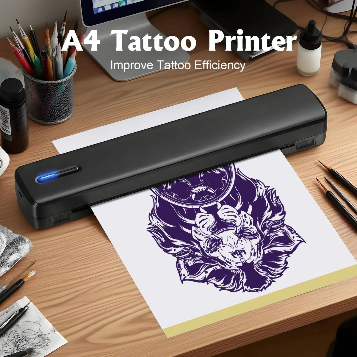 C80 Portable A4 Thermal Printer - Paper Bundles