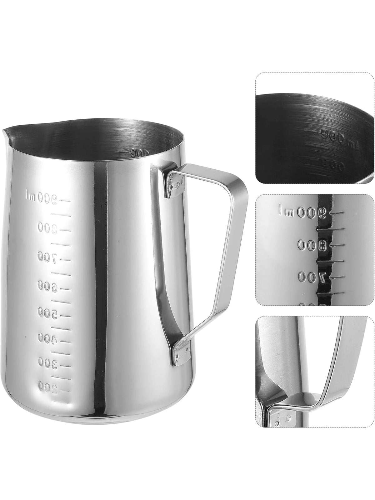 900 ml Stainless Steel Candle Wax Pouring Pot with Spoon