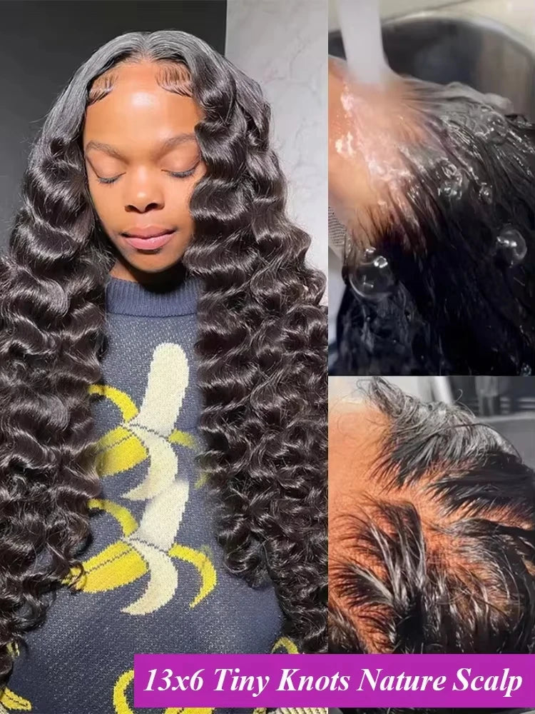 Loose Deep Wave HD Lace Frontal Human Hair Wig