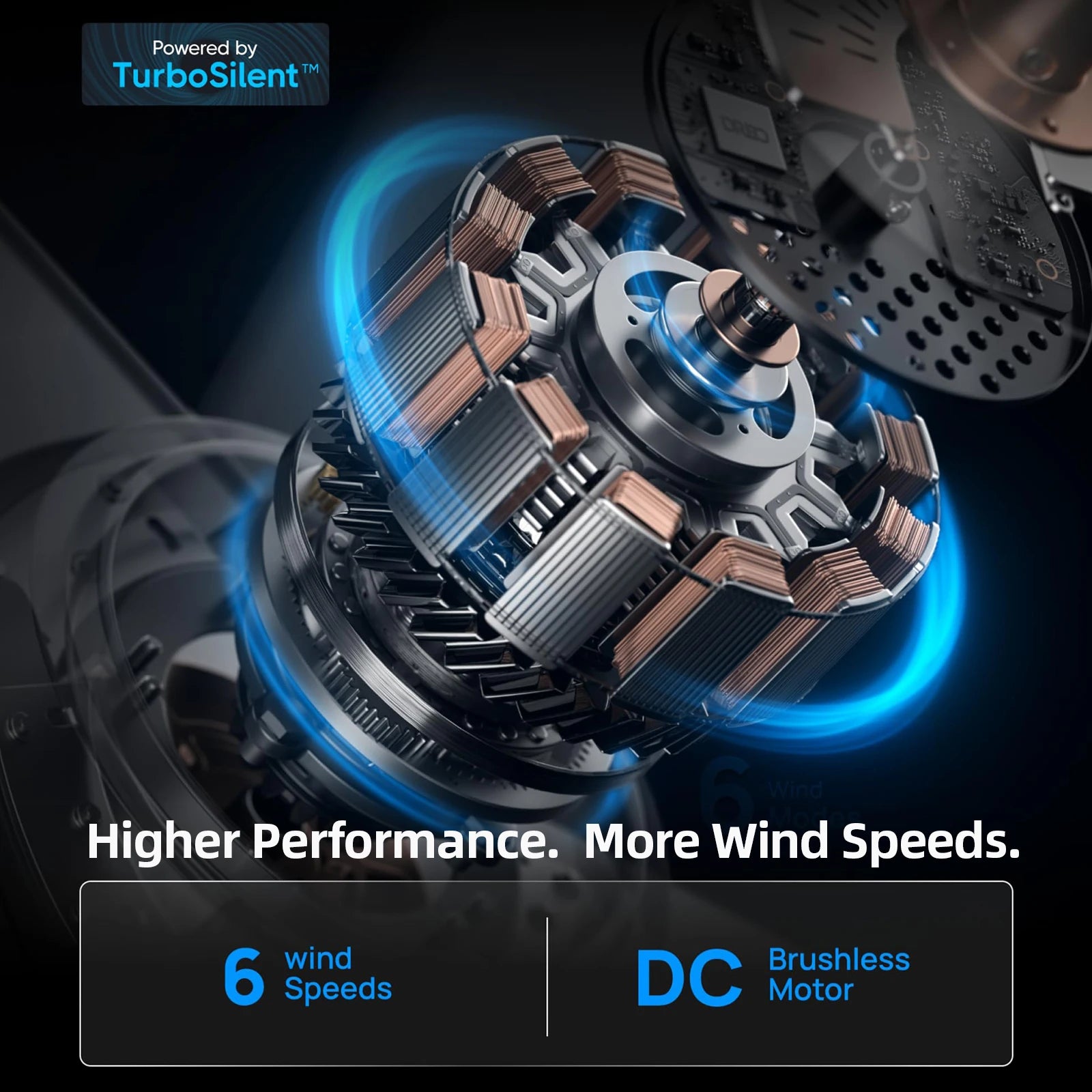 Ceiling Fan with Light and High-Airflow LED for Modern Living Spaces