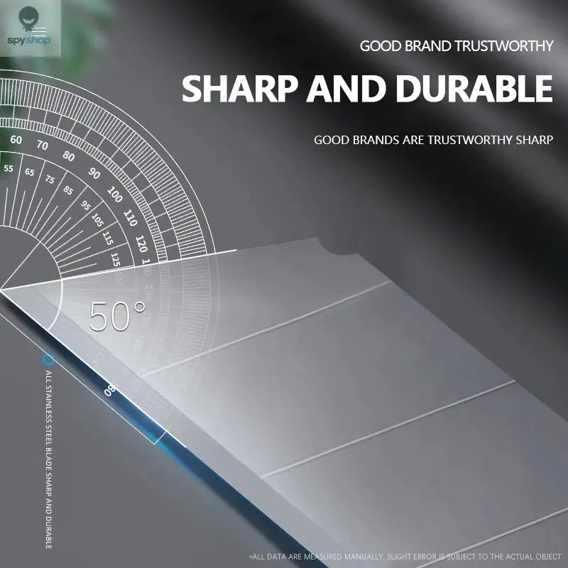 AIRAJ Multifunctional Utility Knife Retractable Sharp Cut Heavy Duty Steel Break Blade Paper Cut Industrial Grade Manual Tools 