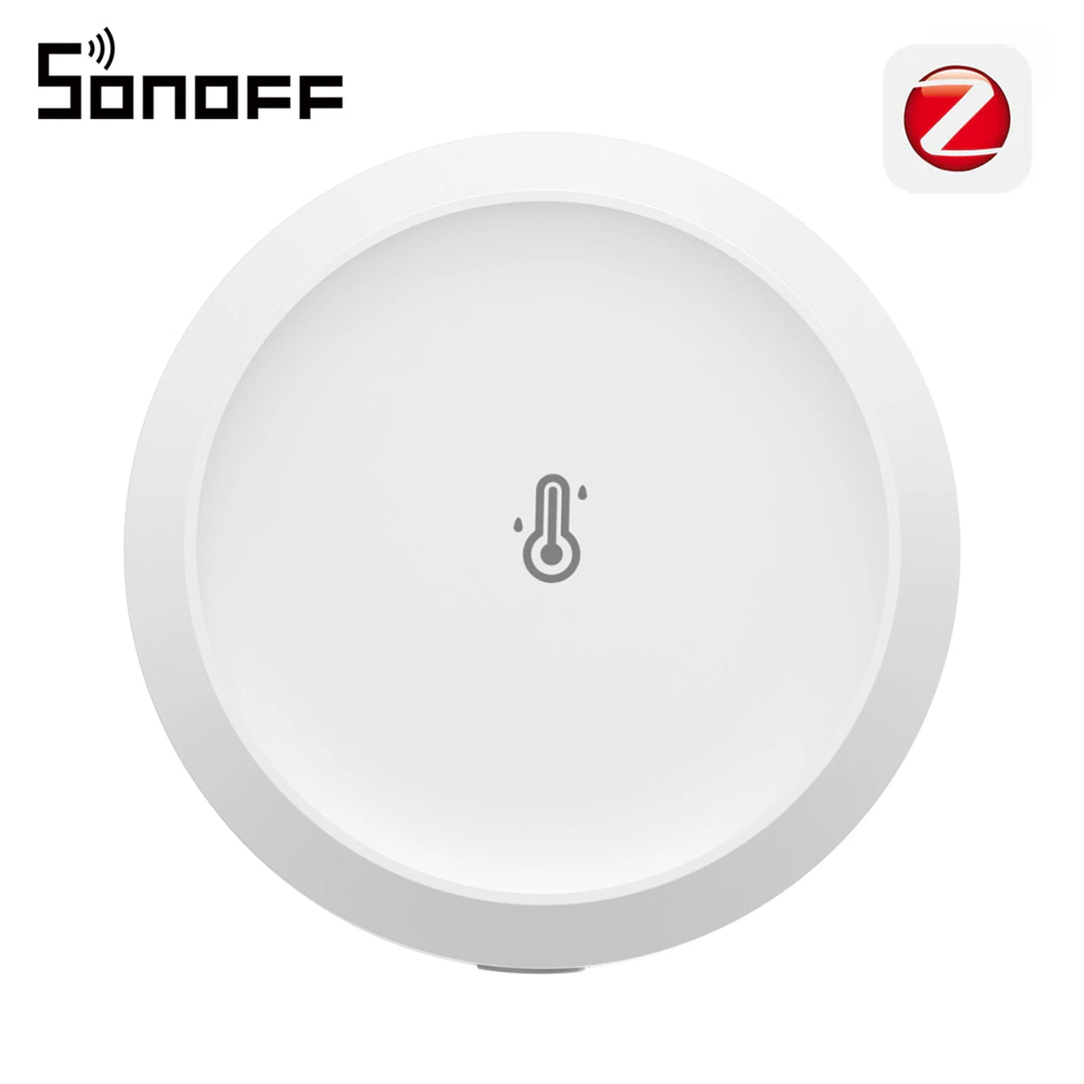 SONOFF SNZB-02M Zigbee 3.0 Temperature, Humidity, and Air Pressure Sensor, Monitors Dew Point and VPD, Compatible with Apple Home via Matter Bridge