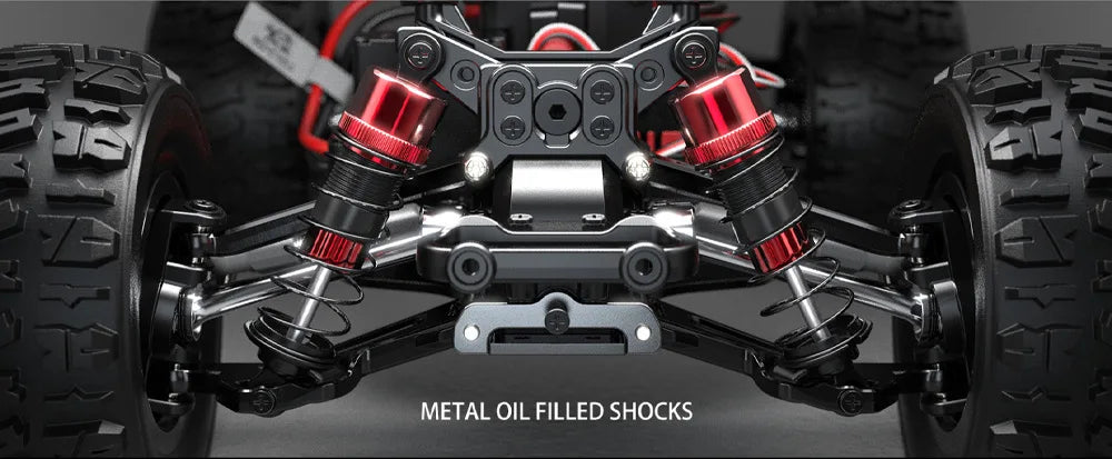 Hyper Go MJX 14210 V2.0 1/14 RC Araba 55KM/S Yüksek Hız Fırçasız 2.4G Uzaktan Kumandalı 4WD Off-road Yarış RC Kamyon Elektrikli Oyuncak