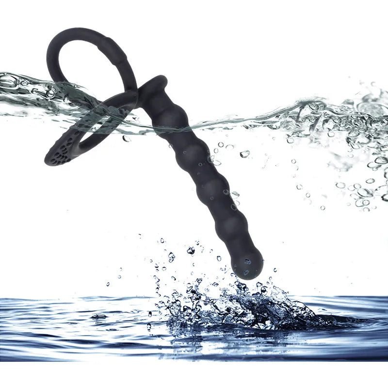 Geliştirilmiş Zevk İçin Çift Delme Anal Seks Oyuncağı