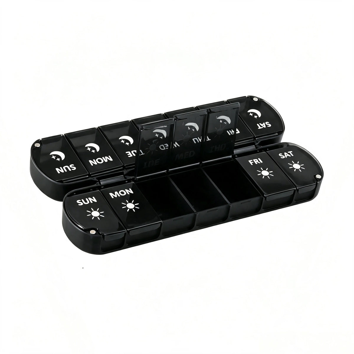 7-Day Weekly Pillbox with 14 Cells