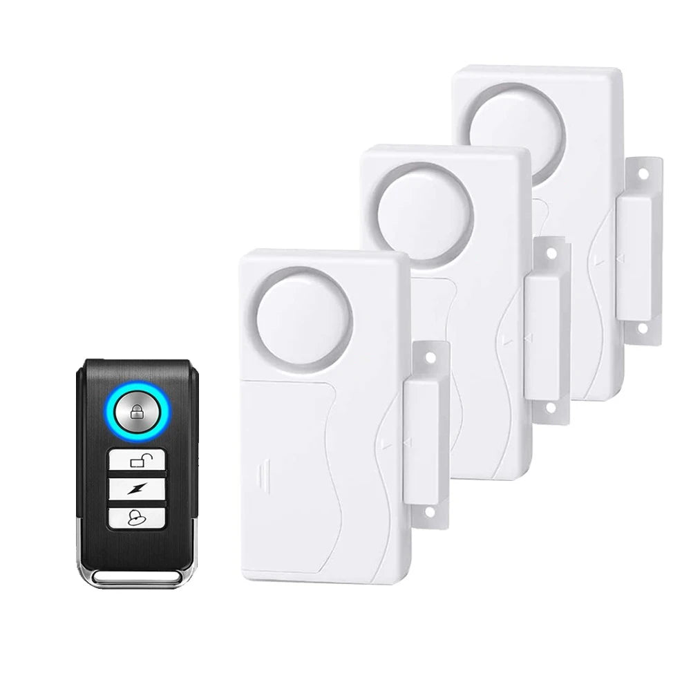Wireless Door Contact Alarm with Remote Control