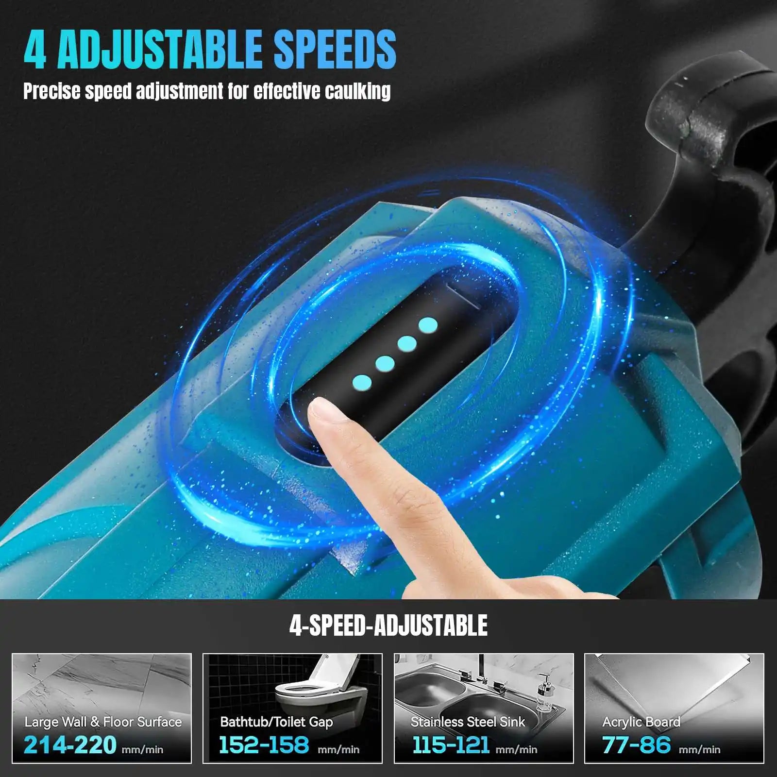 Ηλεκτρικό πιστόλι σιλικόνης για μπαταρίες Makita 18V