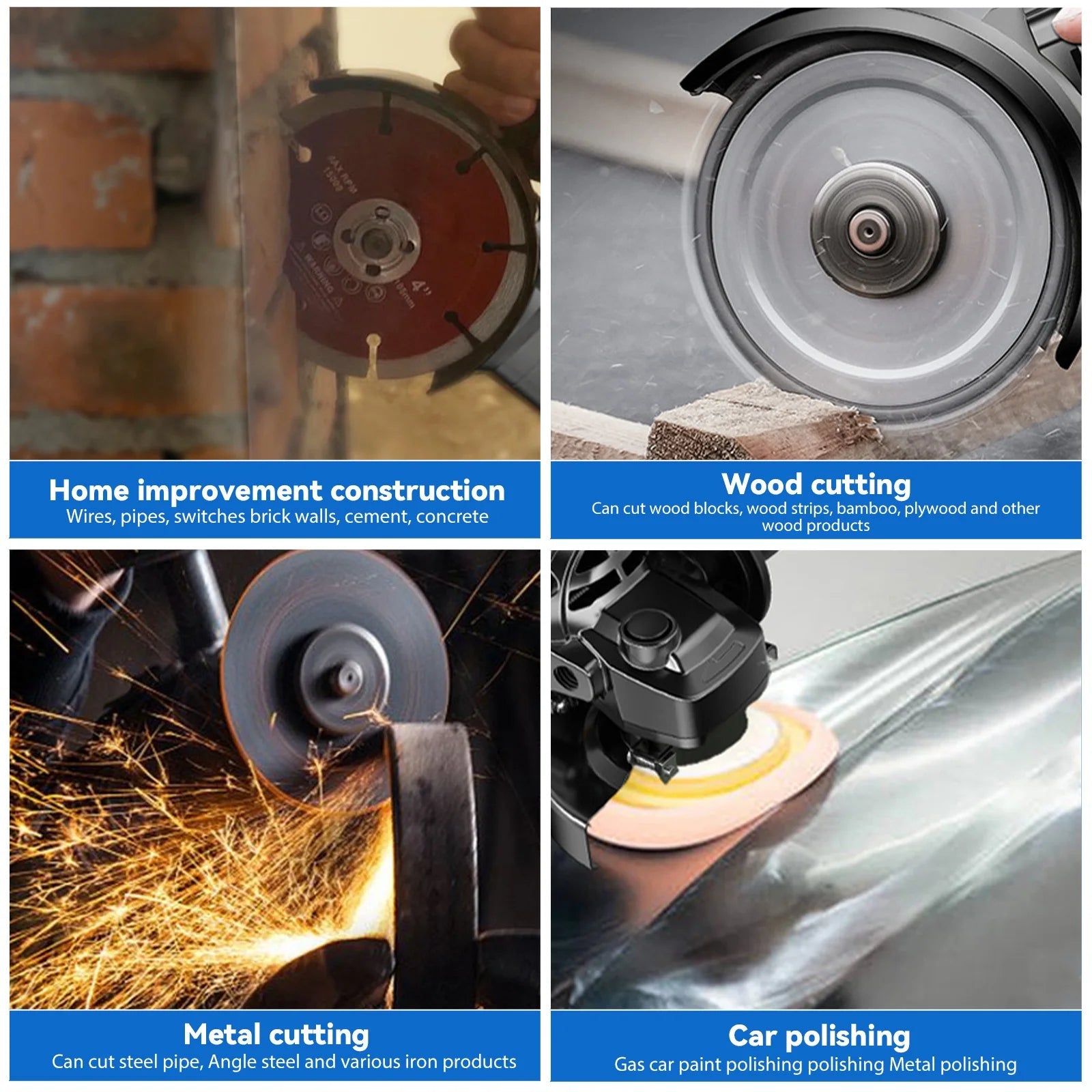 19500rpm 12V Mini Angle Grinder Grinding Cordless Machine Lithium Battery Rechargeable Grinder Cushing Power You 