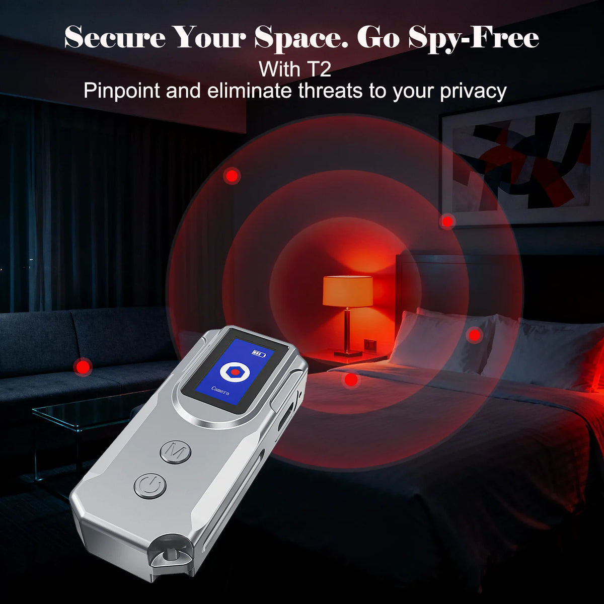 T2 Portable RF and Optical Camera Detector