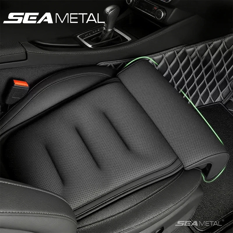 SEAMETAL Car Seat Cushion with Leg Support Cushion Breathable Seat Extender Cushion Anti Slip Universal Seat Protection Cover
